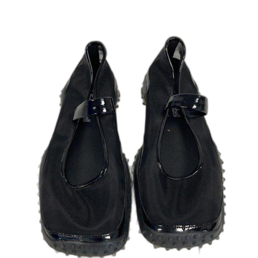 $150 Jeffrey Campbell Women's Black Mesh Flats Size 5 - Picture 1 of 5